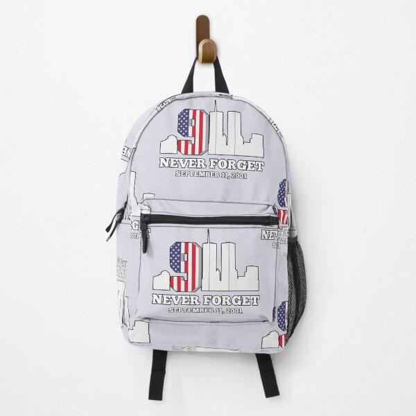 Item preview, 9-11 Memorial with Twin Towers and Never Forget September 11, 2001 designed and sold by AmericaFreedom.
