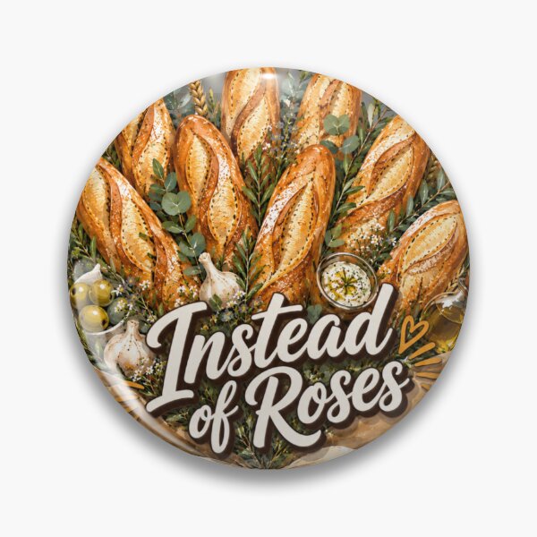 Item preview, Instead of Roses | French Baguette Bouquet Bakery Illustration designed and sold by UUniqueIImprint.