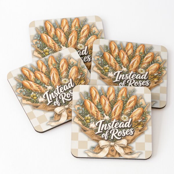 Item preview, Instead of Roses | French Baguette Bouquet Bakery Illustration designed and sold by UUniqueIImprint.