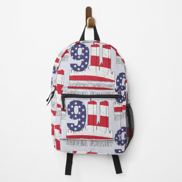 Item preview, 9-11 Memorial with Twin Towers and "Never Forget" designed and sold by AmericaFreedom.