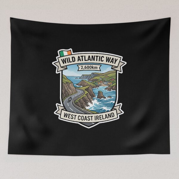 Item preview, Wild Atlantic Way Scenic Ocean Drive designed and sold by enzoade.