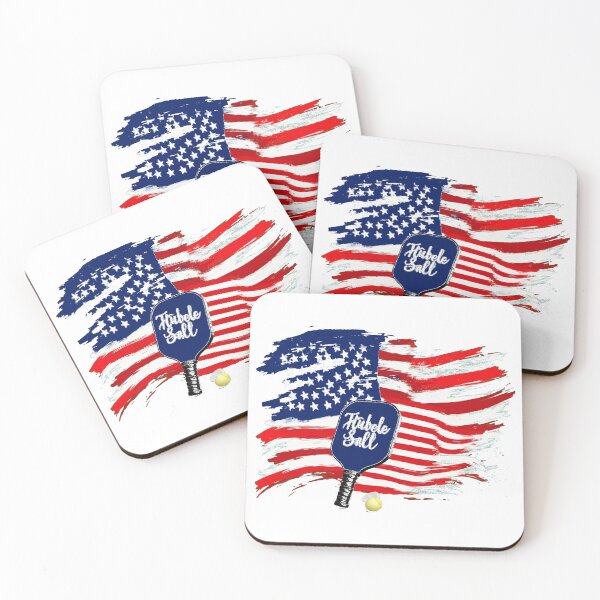 Item preview, Patriotic Pickleball Paddle American Flag designed and sold by icm4639.