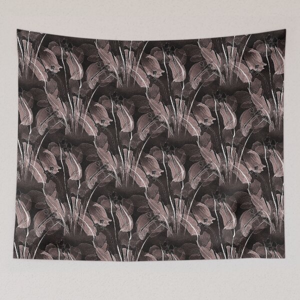 Item preview, Dark Painterly Mooron Garden Flowers designed and sold by Artistestella.