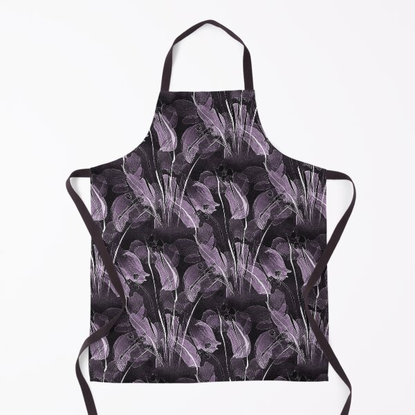 Item preview, Dark Painterly Mauve Garden Flowers designed and sold by Artistestella.