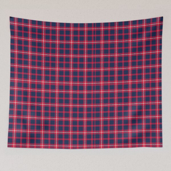 Item preview, Navy and Red Plaid designed and sold by The Plaid Garden.