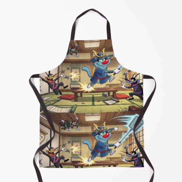 Item preview, Samurai Cat vs Ninja Cockroaches – Anime Battle Art designed and sold by ar0001.