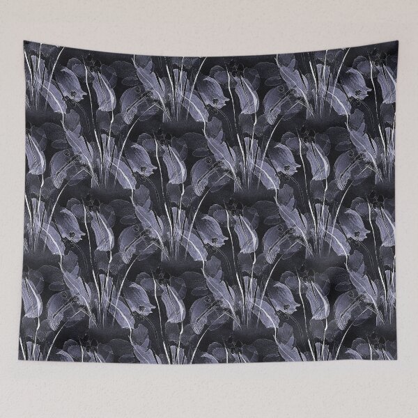 Item preview, Dark Painterly Purple Garden Flowers designed and sold by Artistestella.