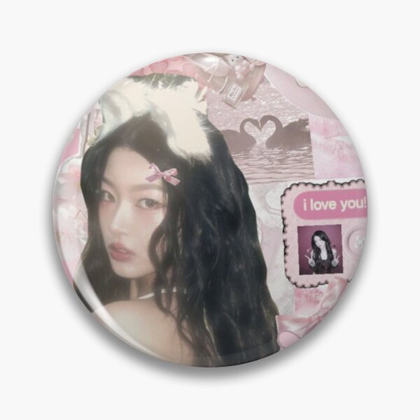 Item preview, Yoonchae katseye Aesthetic Wallpaper | Kawaii Pink Collage designed and sold by KryaArts27.