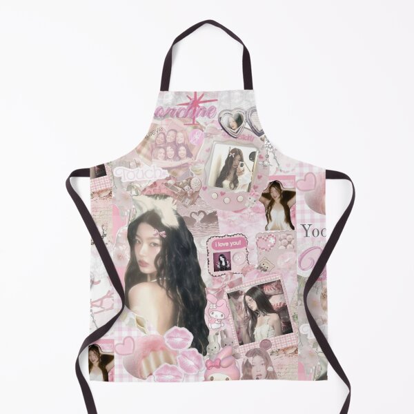 Item preview, Yoonchae katseye Aesthetic Wallpaper | Kawaii Pink Collage designed and sold by KryaArts27.