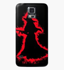 Evil halloween red and black silhouette Case/Skin for Samsung Galaxy