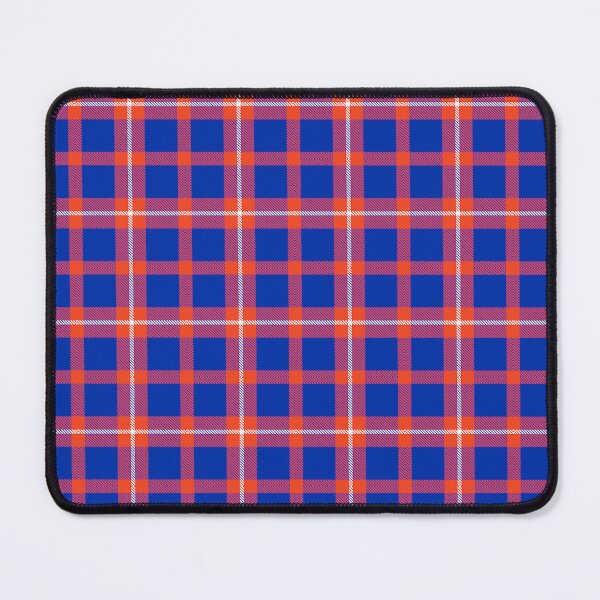 Item preview, Orange and Blue Plaid Dark designed and sold by The Plaid Garden.