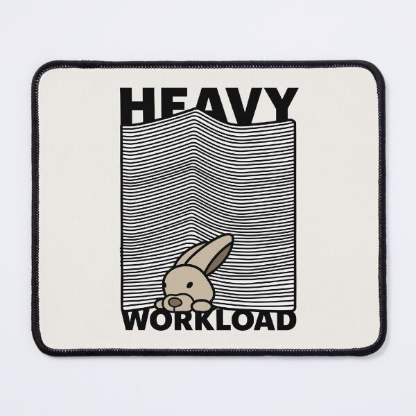 Item preview, Heavy Workload Bunny Illustration designed and sold by OG-Graphics.