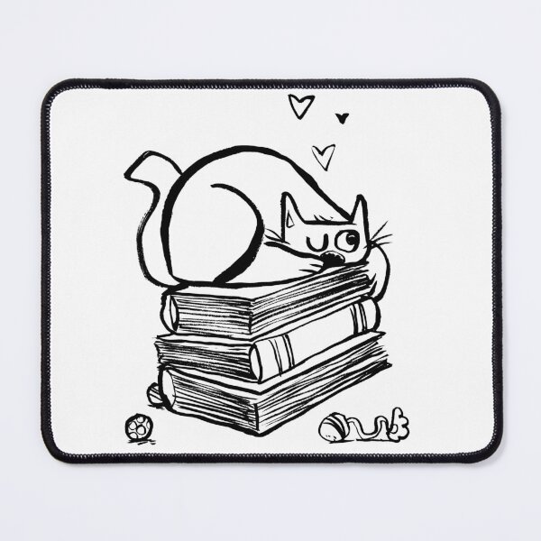 Item preview, Cat Nap Book Lover designed and sold by Grasdal.
