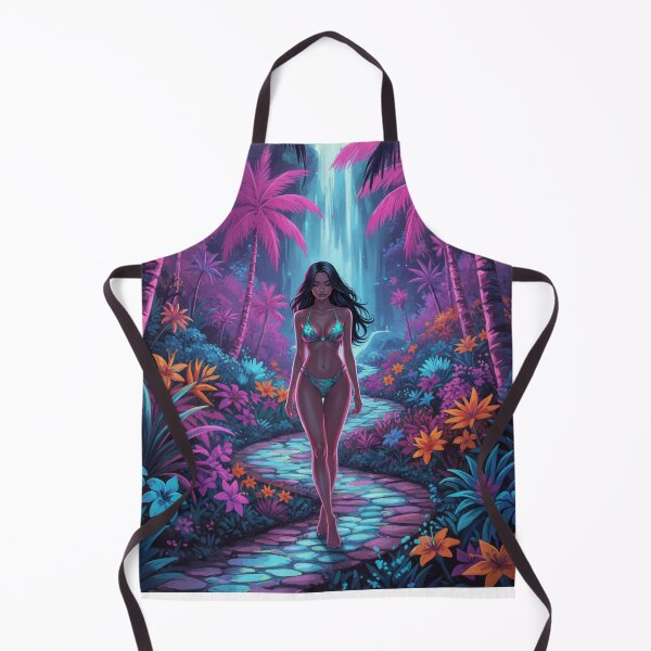 Item preview, Neon Paradise Cyberpunk Tropical Palms Aesthetic designed and sold by GraphixKing999.