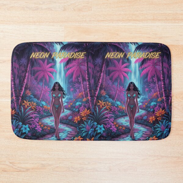 Item preview, Neon Paradise Cyberpunk Tropical Palms Aesthetic designed and sold by GraphixKing999.