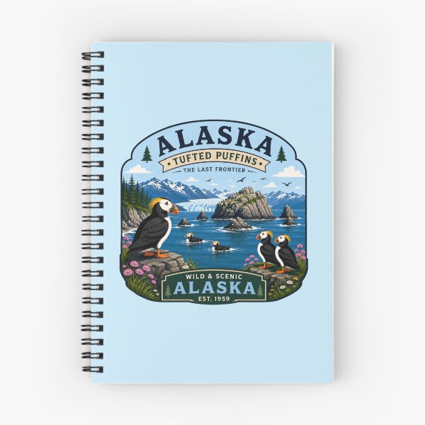 Item preview, Alaska Tufted Puffins designed and sold by Myra365Art.