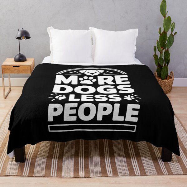 Item preview, More Dogs Less People Dog Lover Paw Print Graphic designed and sold by SoyLamderma.