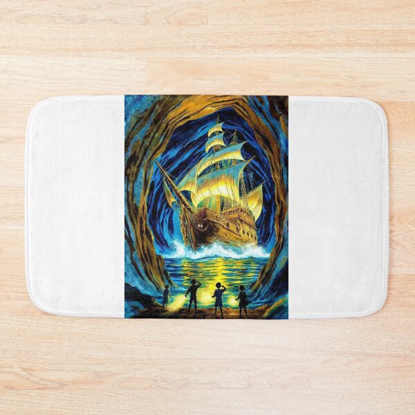 Item preview, Fantasy Pirate Ship Sailing Through designed and sold by Mystic & Celestial Art.