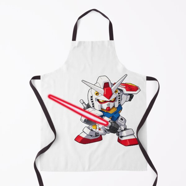 Item preview, cute 2d chibi SD gundam rx 78 in action vector artwork designed and sold by sabartgunpla.