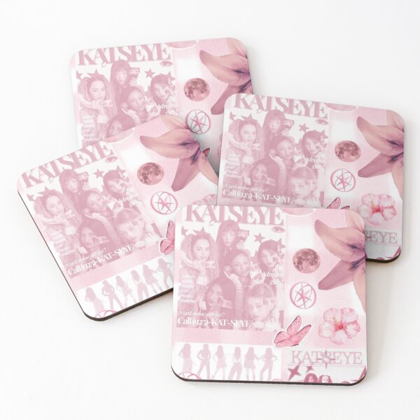 Item preview, KATSEYE pink Aesthetic Wallpaper | Soft Pink K-Pop edit designed and sold by KryaArts27.