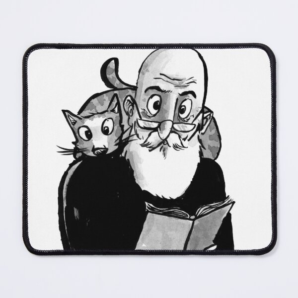 Item preview, Edward Gorey and a Cat designed and sold by Grasdal.