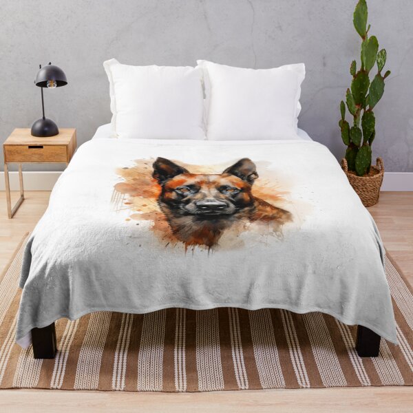 Item preview, Belgian Malinois - Watercolour Dog Breeds Collection designed and sold by TheCanineCanvas.