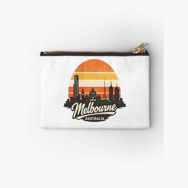 Item preview, Melbourne Skyline Vintage Retro Sunset T-Shirt | Australia City Travel Design | Distressed Skyline Gift designed and sold by Globalcitytees.