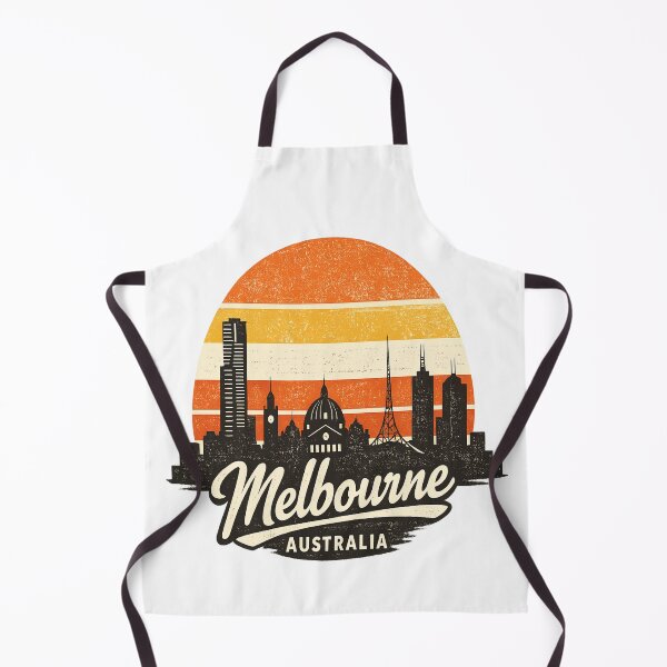 Item preview, Melbourne Skyline Vintage Retro Sunset T-Shirt | Australia City Travel Design | Distressed Skyline Gift designed and sold by Globalcitytees.