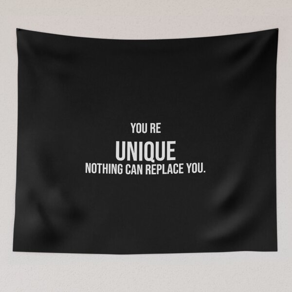 Item preview, You're Unique Nothing Can Replace You Tee designed and sold by low battery meme design.