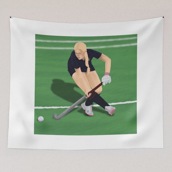 Item preview, Claire Biggs playing field hockey designed and sold by Artist Avenue.