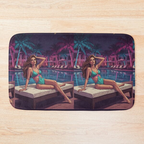 Item preview, Summer Nights Tropical Resort Poolside Vibe designed and sold by GraphixKing999.