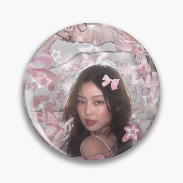 Item preview, Jennie Soft Pink Wallpaper  | BLACKPINK Aesthetic Collage designed and sold by KryaArts27.