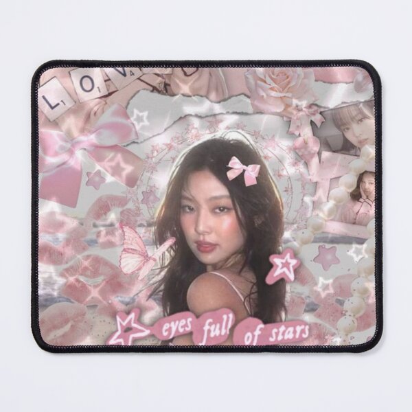 Item preview, Jennie Soft Pink Wallpaper  | BLACKPINK Aesthetic Collage designed and sold by KryaArts27.