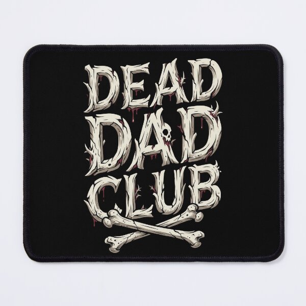 Item preview, Dead Dad Club Crossbones Grunge Typography designed and sold by nuel-art.