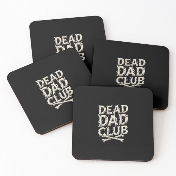 Item preview, Dead Dad Club Crossbones Grunge Typography designed and sold by nuel-art.