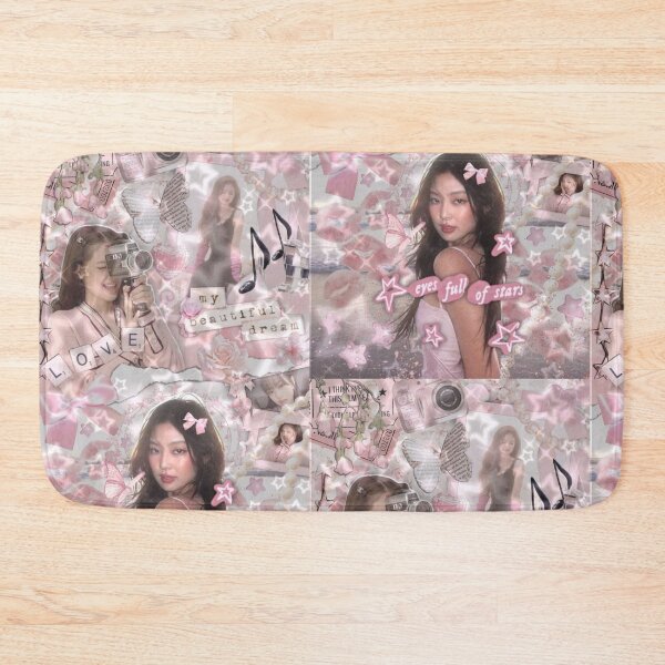 Item preview, Jennie Soft Pink Wallpaper  | BLACKPINK Aesthetic Collage designed and sold by KryaArts27.