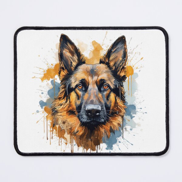 Item preview, German Shepherd Dog - Watercolour Dog Breeds Collection designed and sold by TheCanineCanvas.
