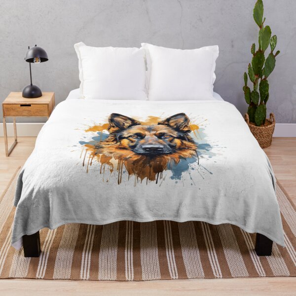 Item preview, German Shepherd Dog - Watercolour Dog Breeds Collection designed and sold by TheCanineCanvas.