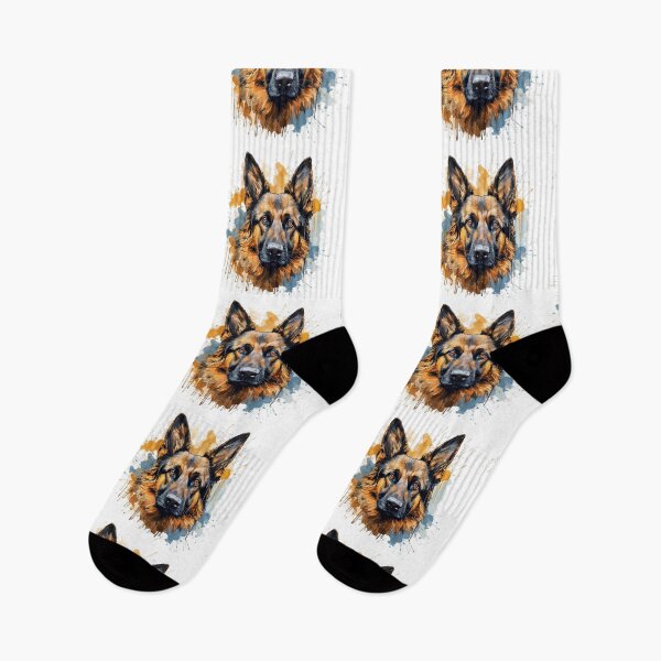 Item preview, German Shepherd Dog - Watercolour Dog Breeds Collection designed and sold by TheCanineCanvas.