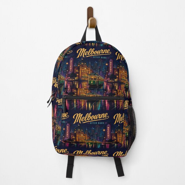 Item preview, Melbourne Tram Night Neon Vintage Retro T-Shirt | Melbourne Australia Tram Lover Gift | Historic City Transport Design designed and sold by Globalcitytees.
