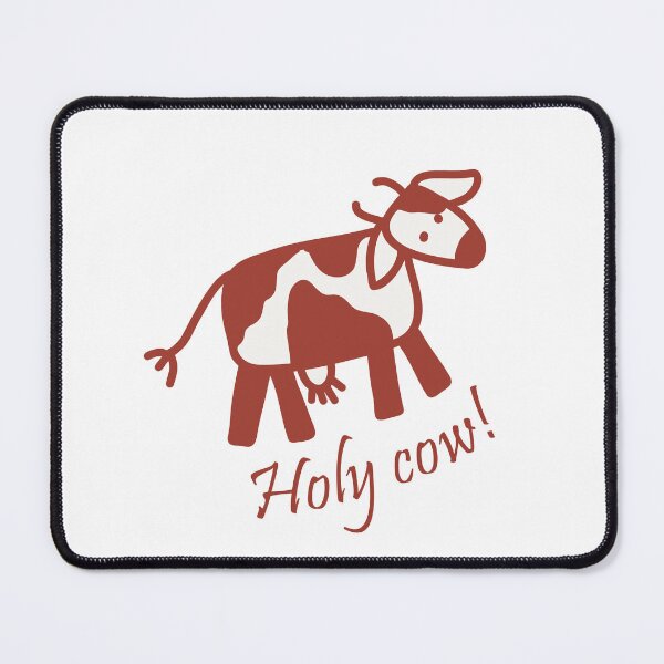Item preview, Holy Cow! Brown and white Bovine designed and sold by FrancesPoff.