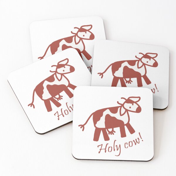 Item preview, Holy Cow! Brown and white Bovine designed and sold by FrancesPoff.