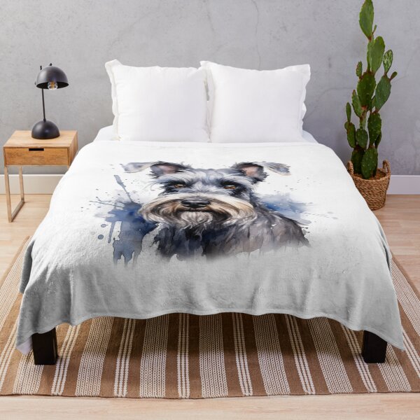 Item preview, Miniature Schnauzer - Watercolour Dog Breeds Collection designed and sold by TheCanineCanvas.