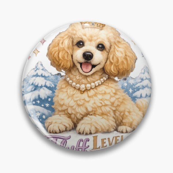 Artikelvorschau, Flauschiger Pudel-Experte, süßer Hund entworfen und verkauft von WearTheVibe Store.