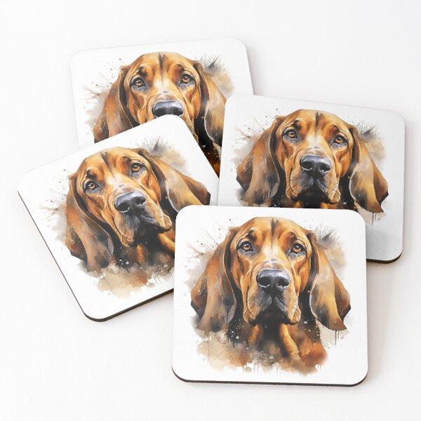 Item preview, Bloodhound - Watercolour Dog Breeds Collection designed and sold by TheCanineCanvas.