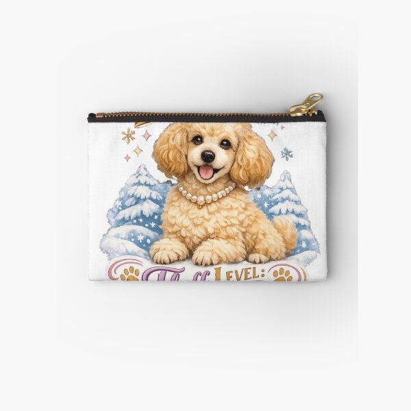 Item preview, Fluff Level Expert Cute Poodle Dog designed and sold by WearTheVibe Store.