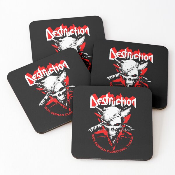 Item preview, Thrash Metal White Head Skull designed and sold by nerdyygraphic.