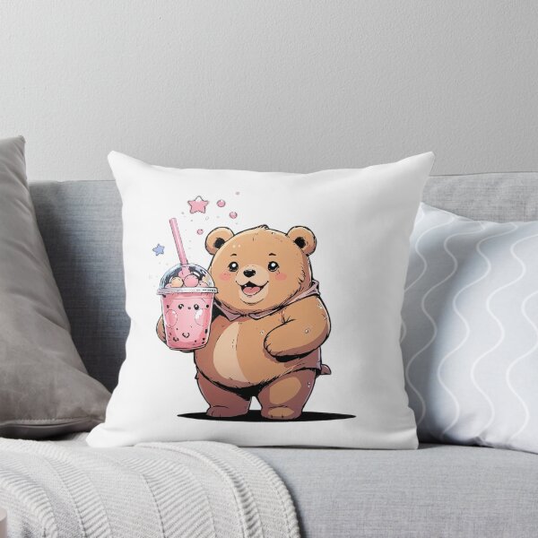 Item preview, Cute Bubble Tea Bear T-Shirt | Kawaii Boba Bear Cartoon Drink Design designed and sold by designerbhai009.