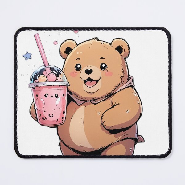 Item preview, Cute Bubble Tea Bear T-Shirt | Kawaii Boba Bear Cartoon Drink Design designed and sold by designerbhai009.
