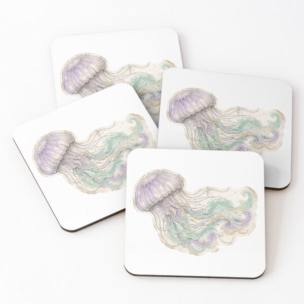 Item preview, Ethereal Celestial Jellyfish Watercolor Constellation designed and sold by Mr. Pawsome.